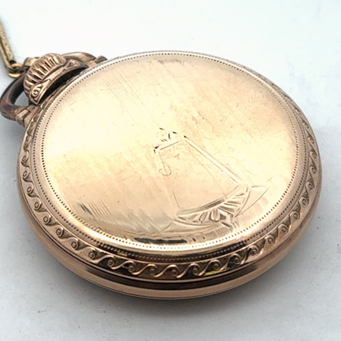 1925 Illinois Bunn Special Model 9 10K Gold Filled Railroad Pocket Watch w/Fob