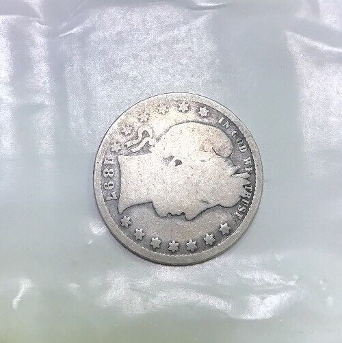 1897 O Barber Silver Quarter 25c $.25 Better Key New Orleans Rare Scarce