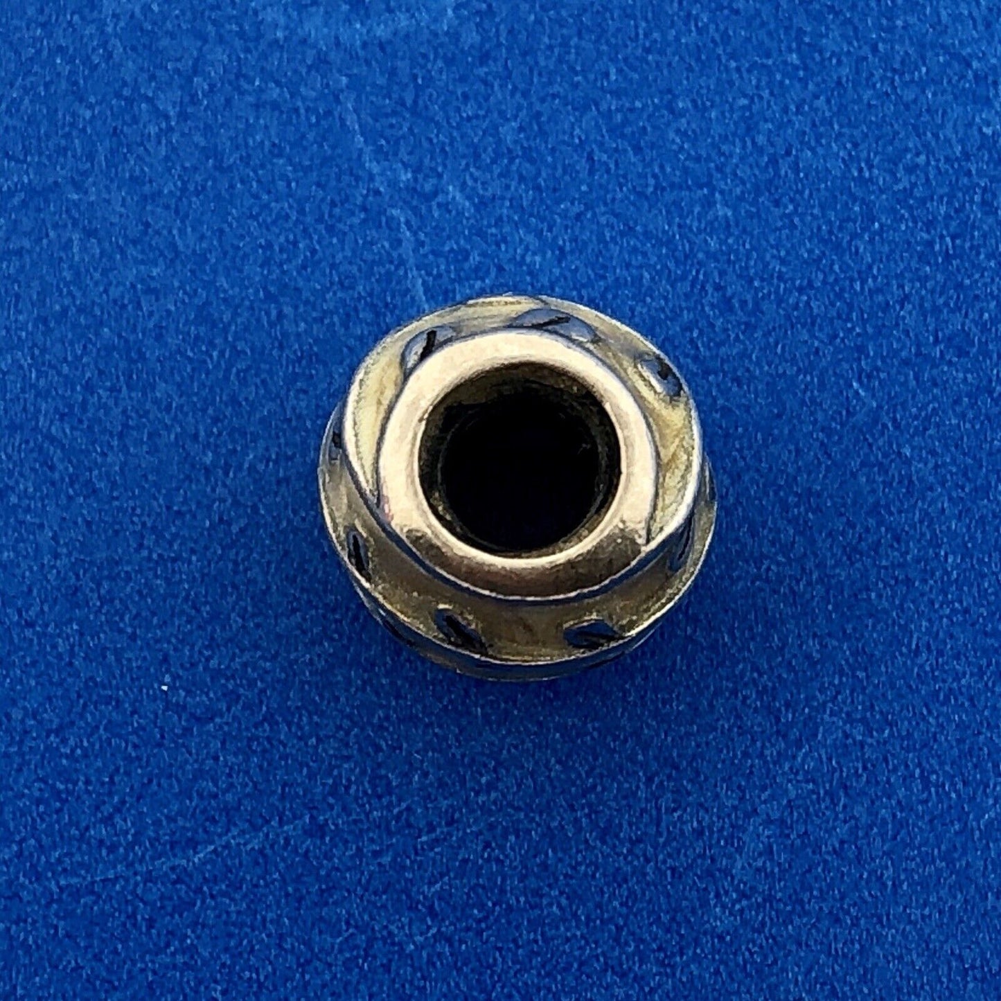 Genuine PANDORA ALE Sterling Silver Beige Enamel Vines Charm 790525EN19 Retired