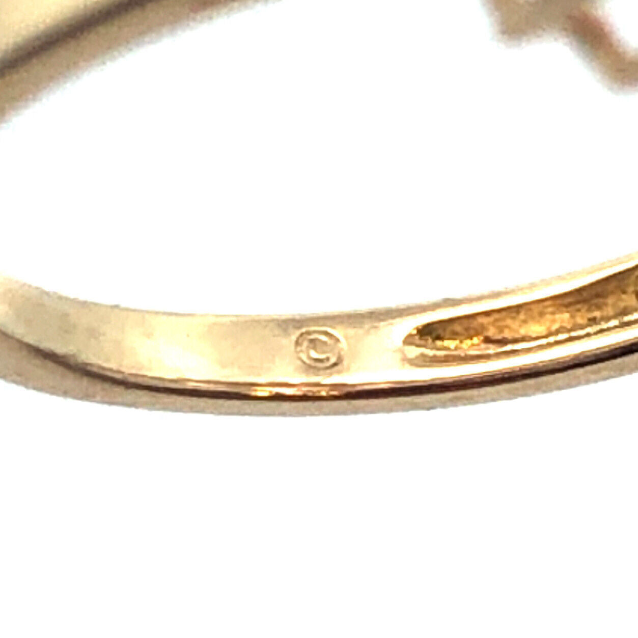 Designer 14K Yellow Gold Pink Topaz Diamond Accent Anniversary Ring