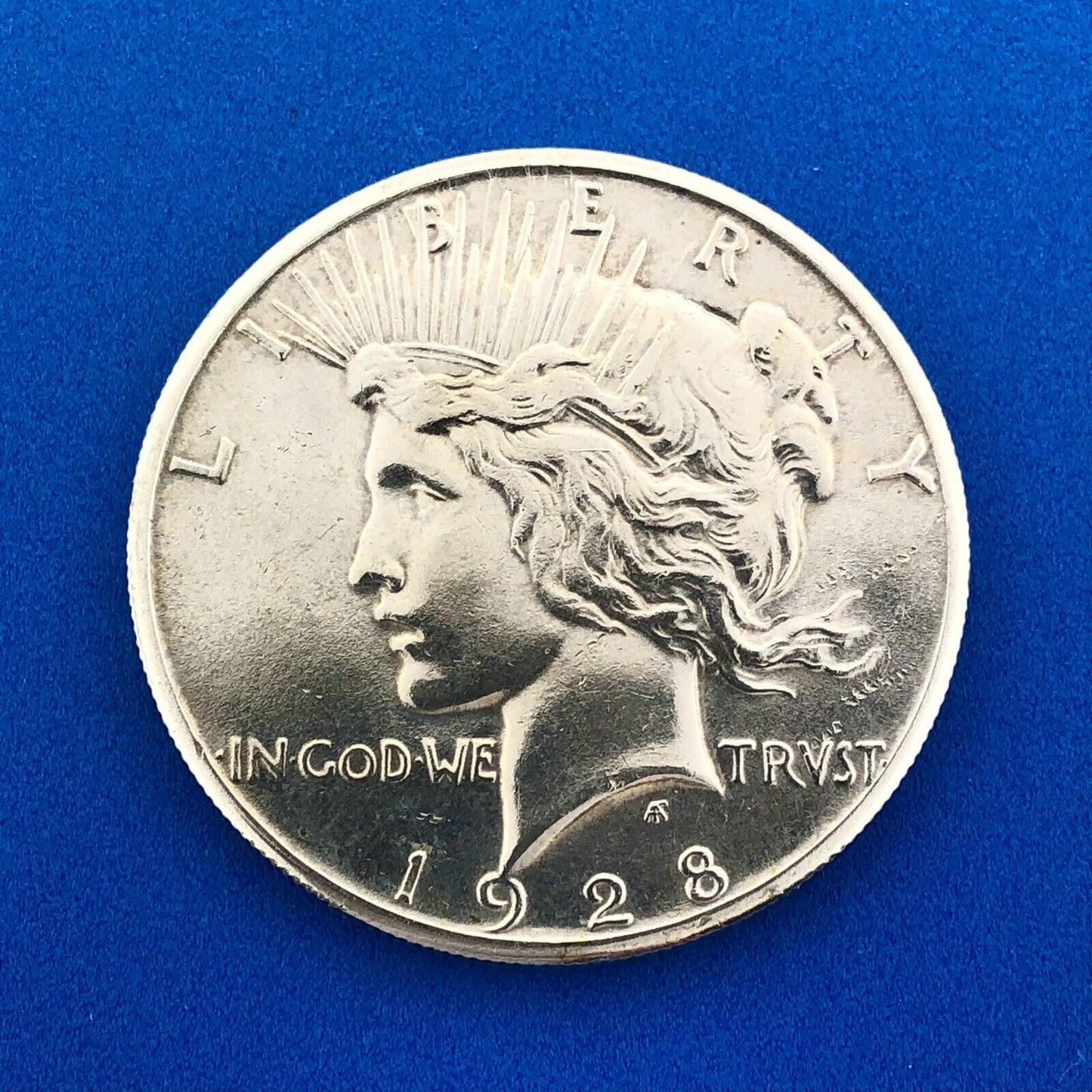 1928 P Silver Peace Dollar Key Better Scarce Philadelphia Mint Coin BU Details