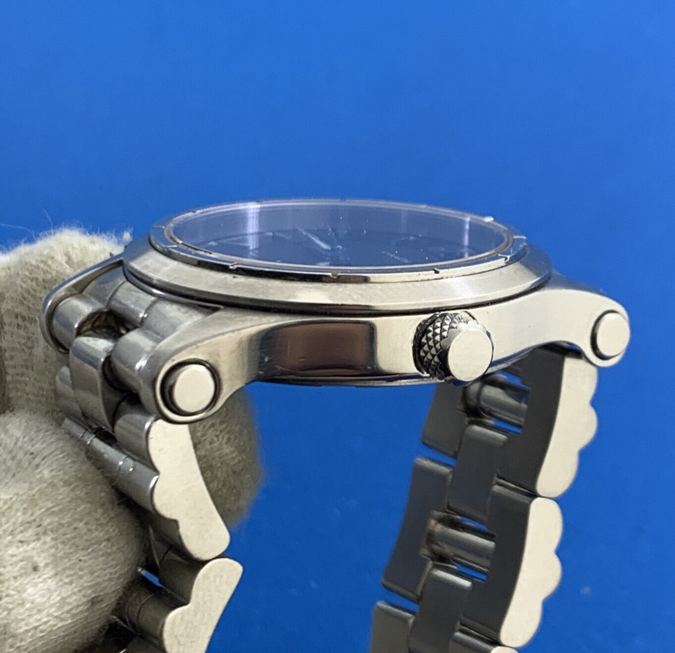 Coach Stainless Steel Black Face Date Window Working Watch