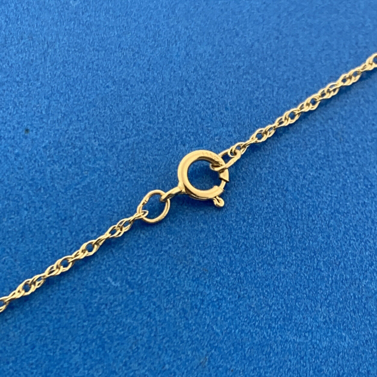 Designer 14K Yellow Gold Diamond Infinity Eternity Bar Drop Pendant Necklace