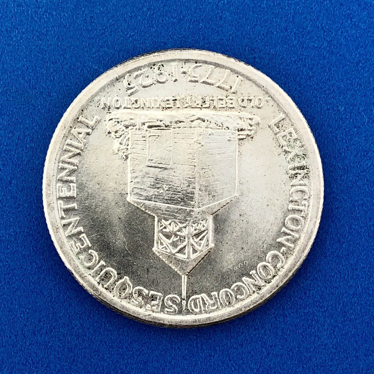 1925 Lexington Concord Sesquicentennial Commemorative Silver Half Dollar Coin