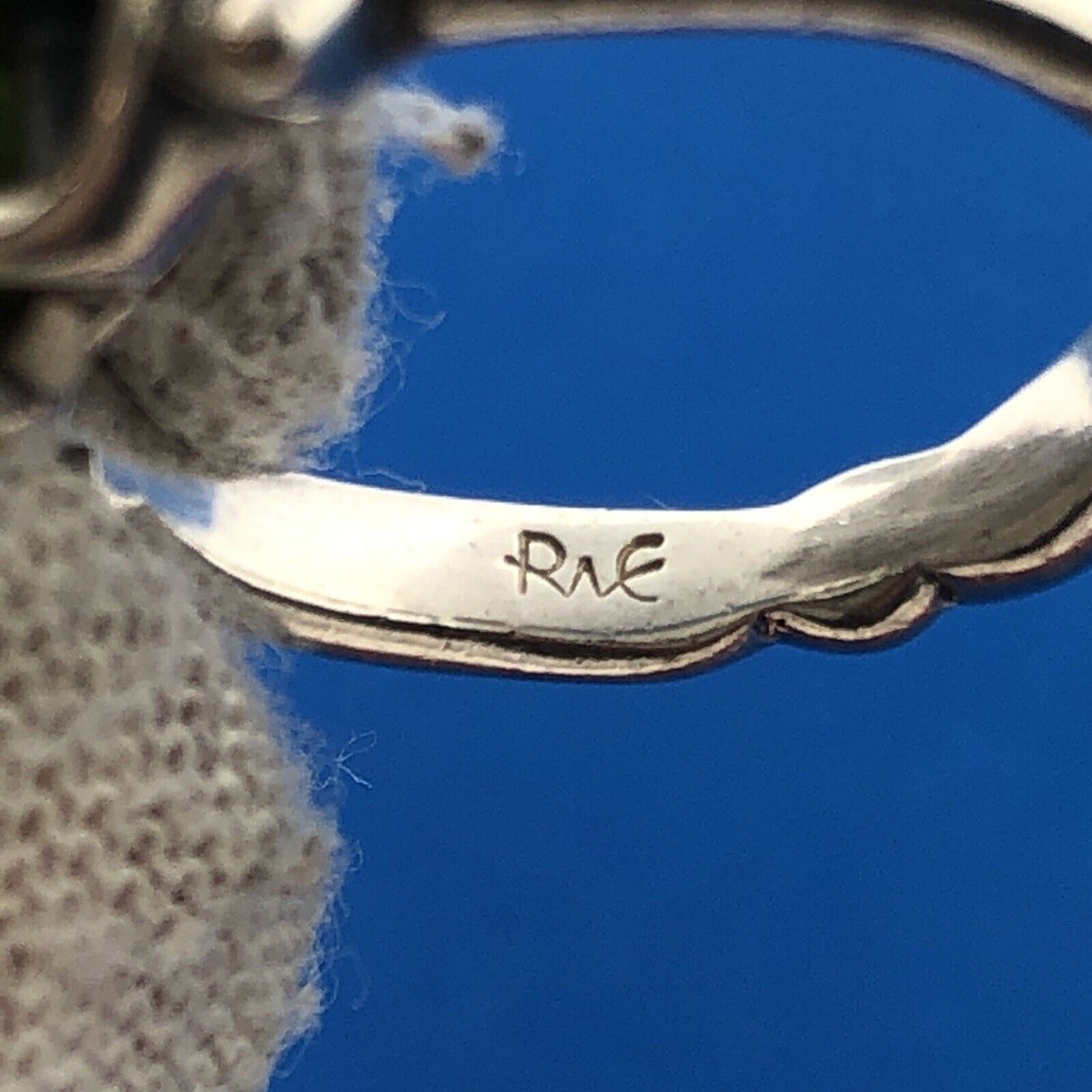 Designer Sterling Silver 925 Peridot August Anniversary Promise Ring