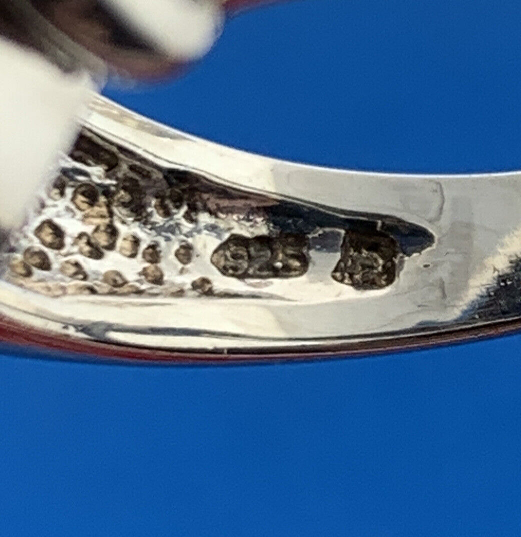 Designer 925 Sterling Silver Lapis Lazuli Cabochon Statement Dome Ring