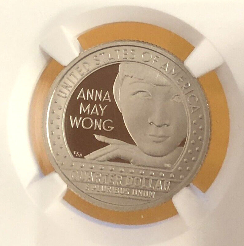2022 S Clad 25C American Women PF 70 Signed Elizabeth Jones 5 Coin Quarter Set