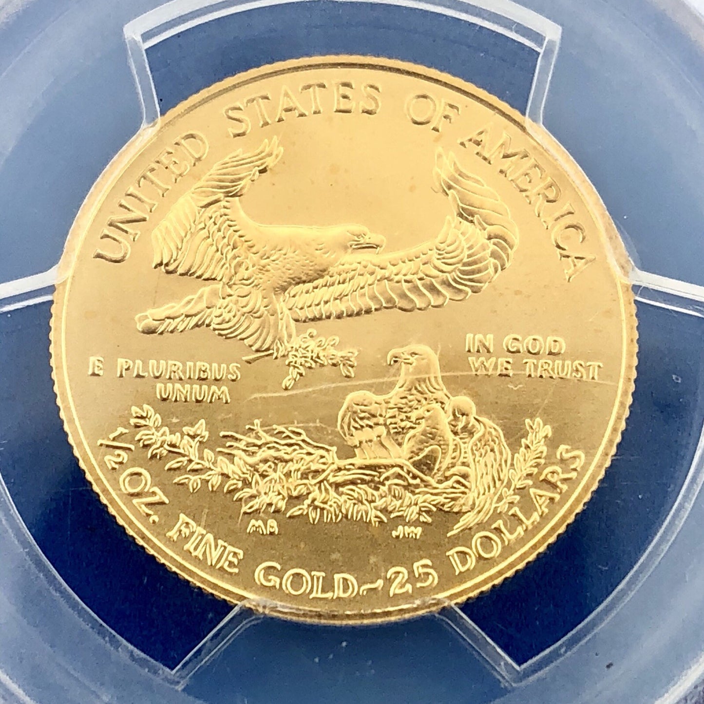 2014 $25 Gold 1/2 OZ PCGS MS70 First Strike Gold American Eagle Rare Label