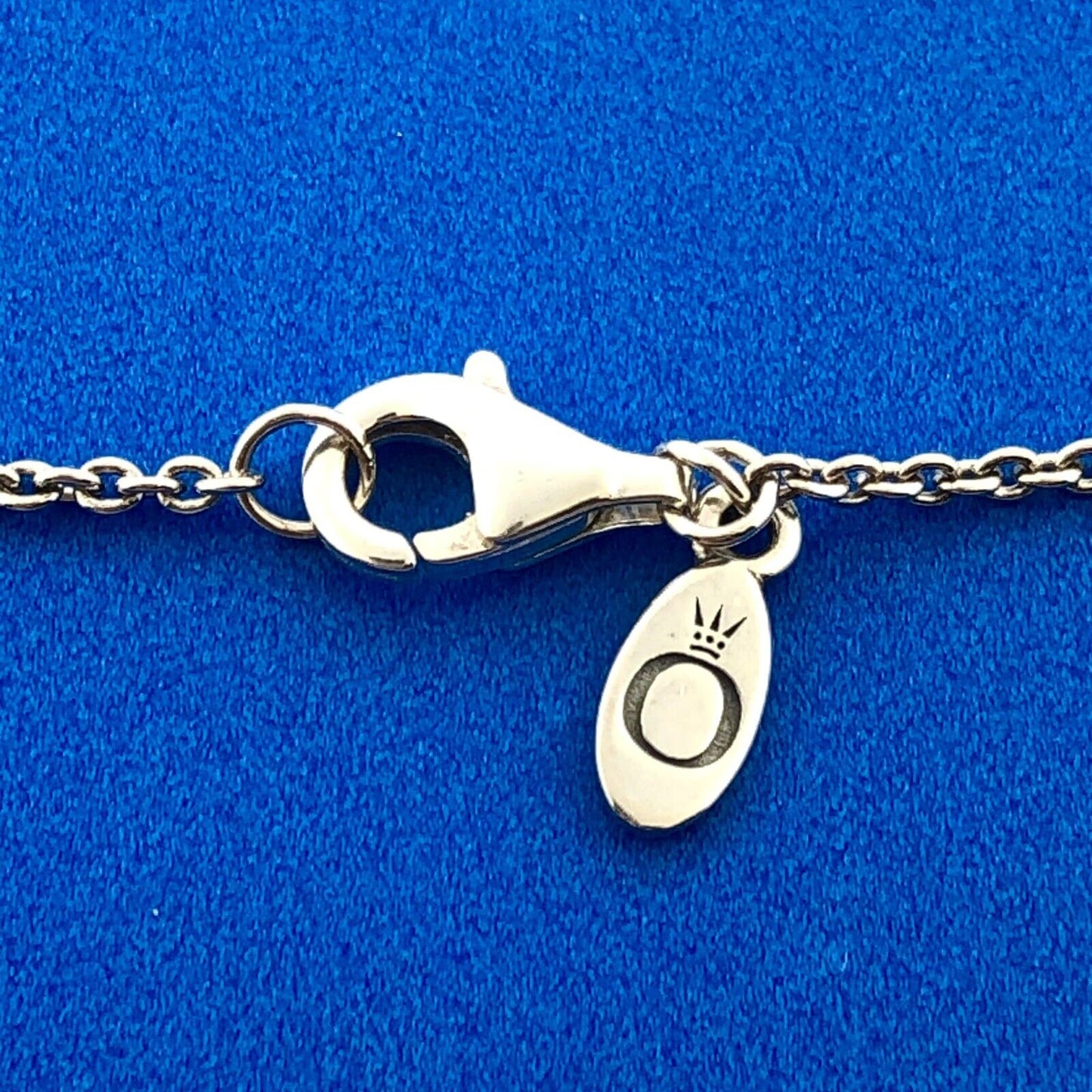 Designer PANDORA ALE Sterling Silver 925 CZ Sparkling Open Heart 17.5" Necklace