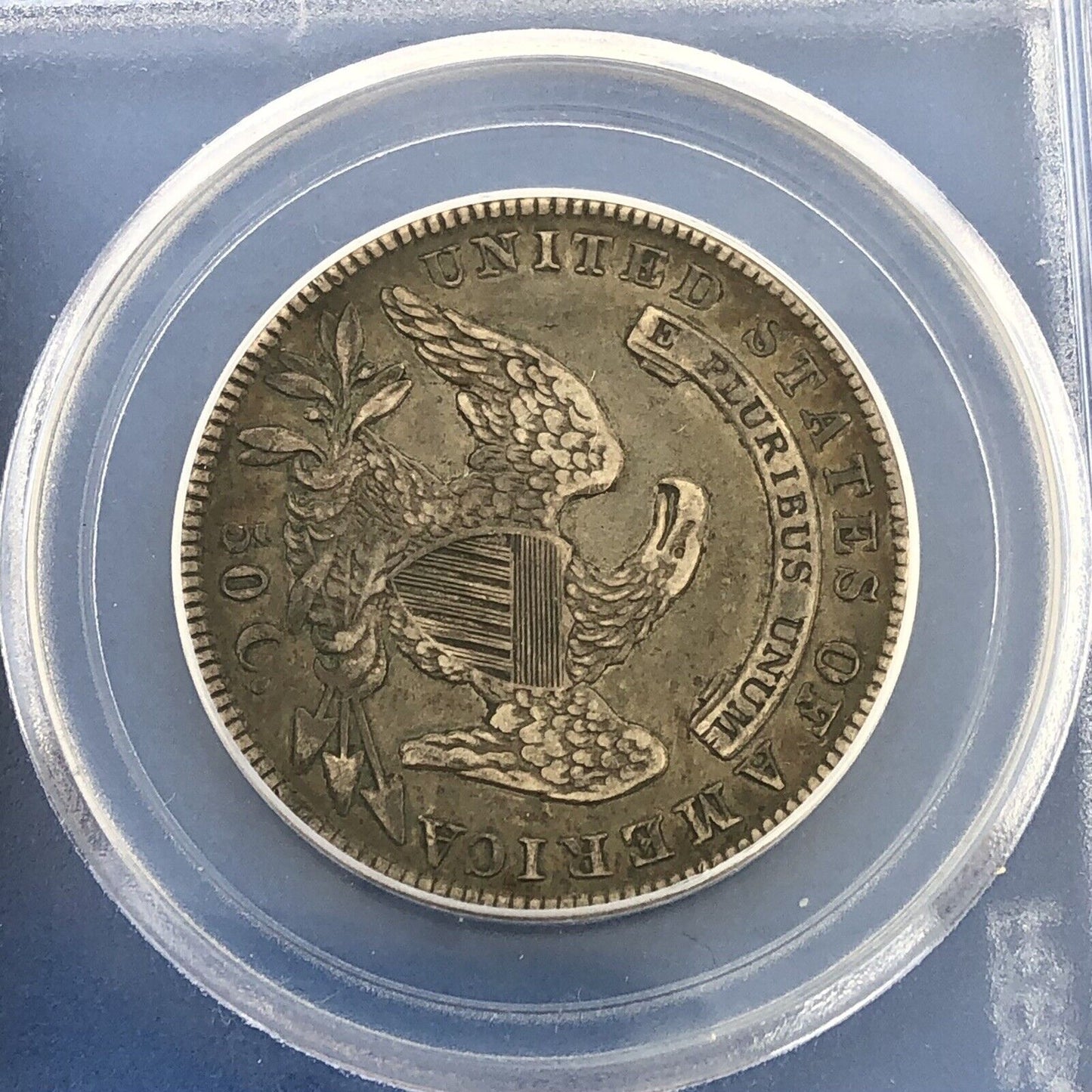 1836 Capped Bust Silver Half Dollar 50c Lettered Edge PCGS XF40 Early US Coin