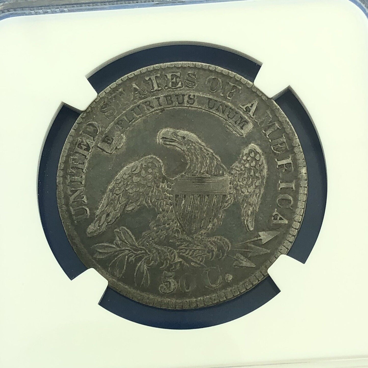 1829/1827 Capped Bust Silver Half Dollar 50c Overdate NGC VF35 O-101a Coin