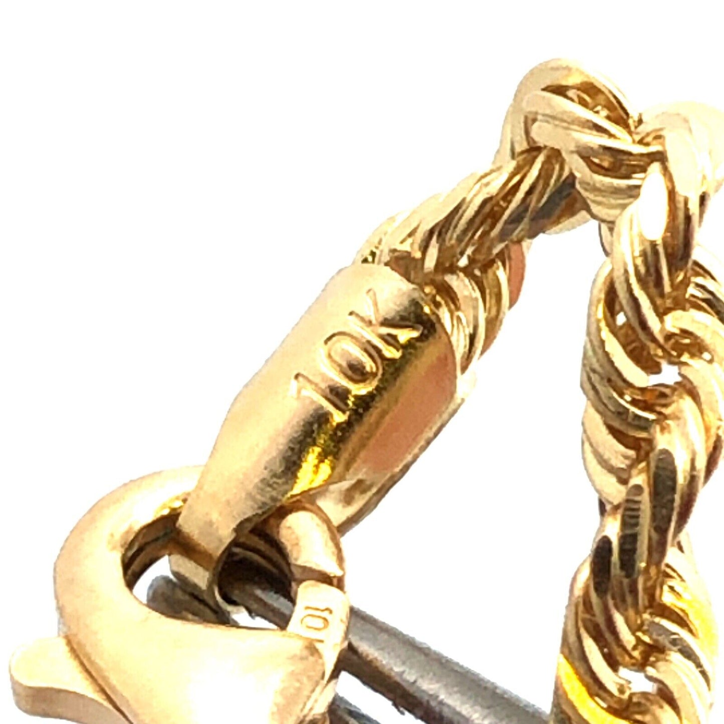 Designer RCI 10K Yellow Gold 18" 3mm Rope Chain Necklace