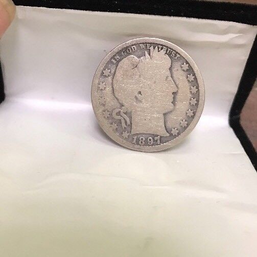 1897 O Barber Silver Quarter 25c $.25 Better Key New Orleans Rare Scarce