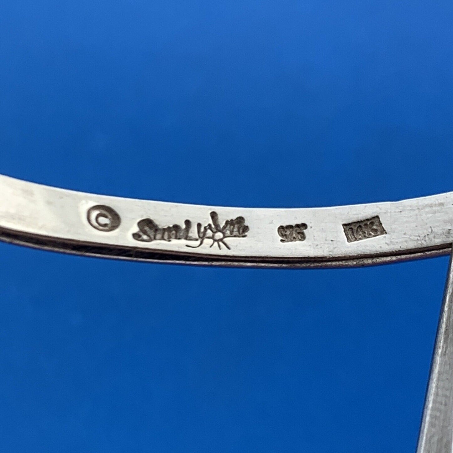 Sun Lyon Studio 925 Sterling Silver 14K Gold Ruby Hand Wrought Cuff Bracelet