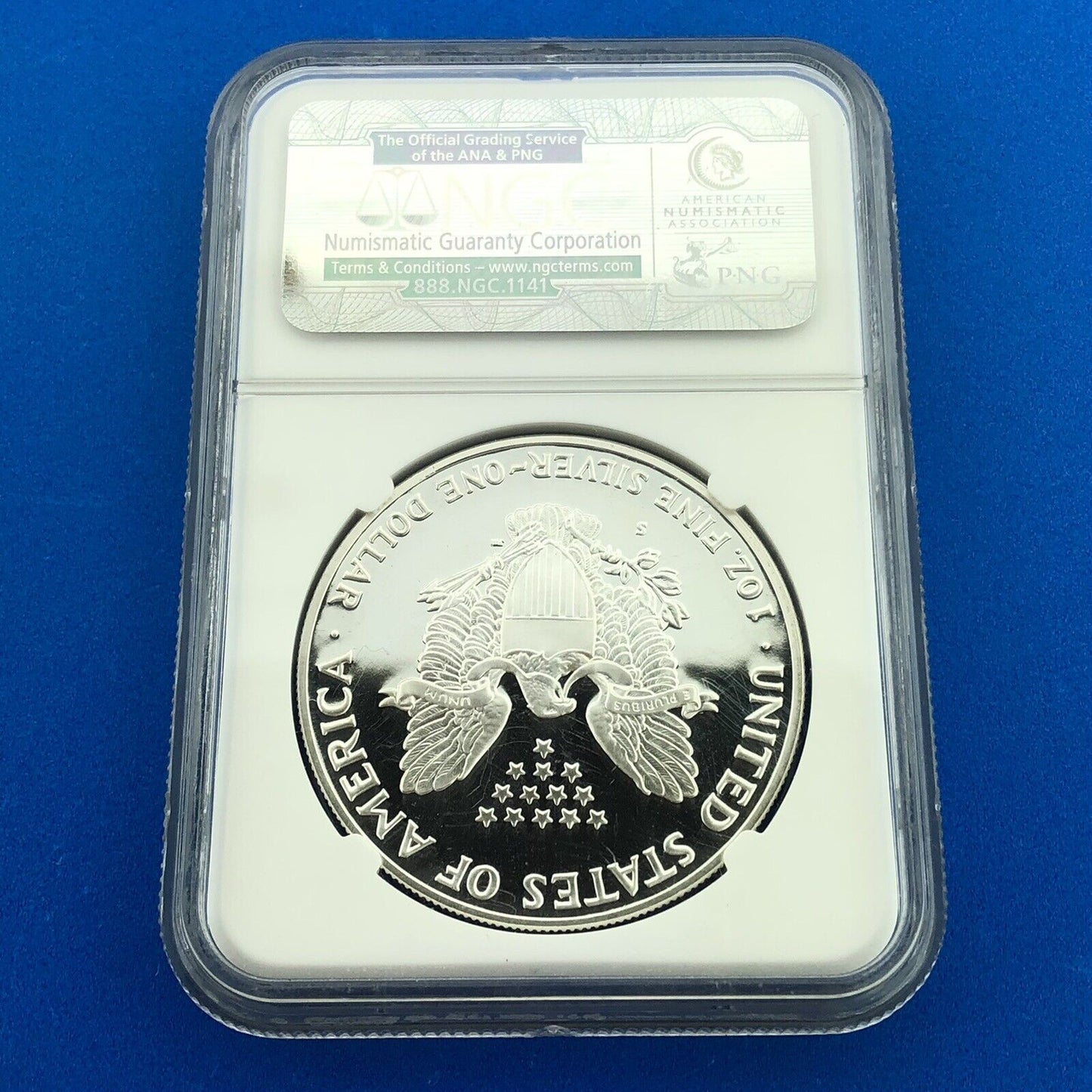1992 S Proof American Silver Eagle 1 Oz 999 Fine Silver NGC PF69 Ultra Cameo