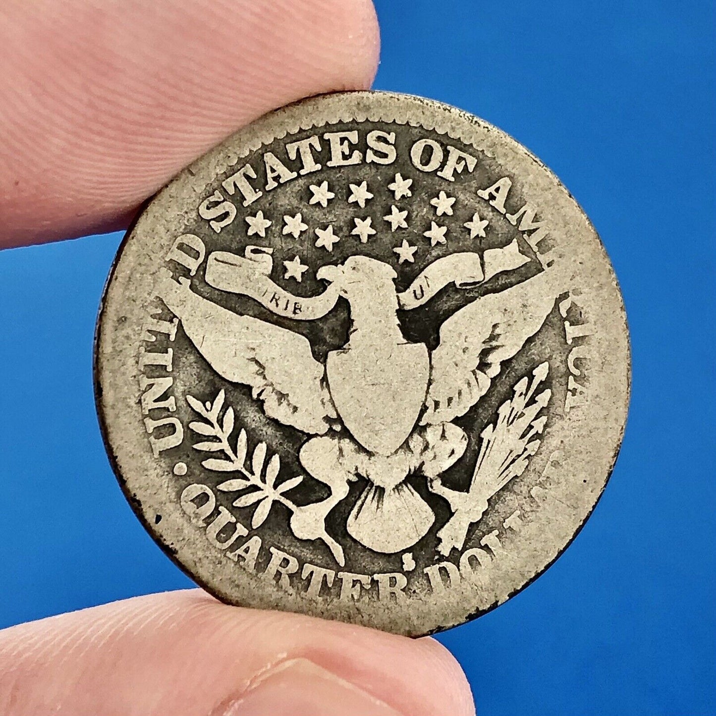 1914 S Silver Barber Quarter Better Key Date San Francisco Coin Rare Scarce