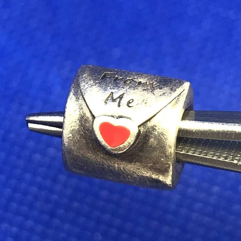 PANDORA ALE 925 Sterling Silver From Me To My Love Letter Envelope 790894 Charm