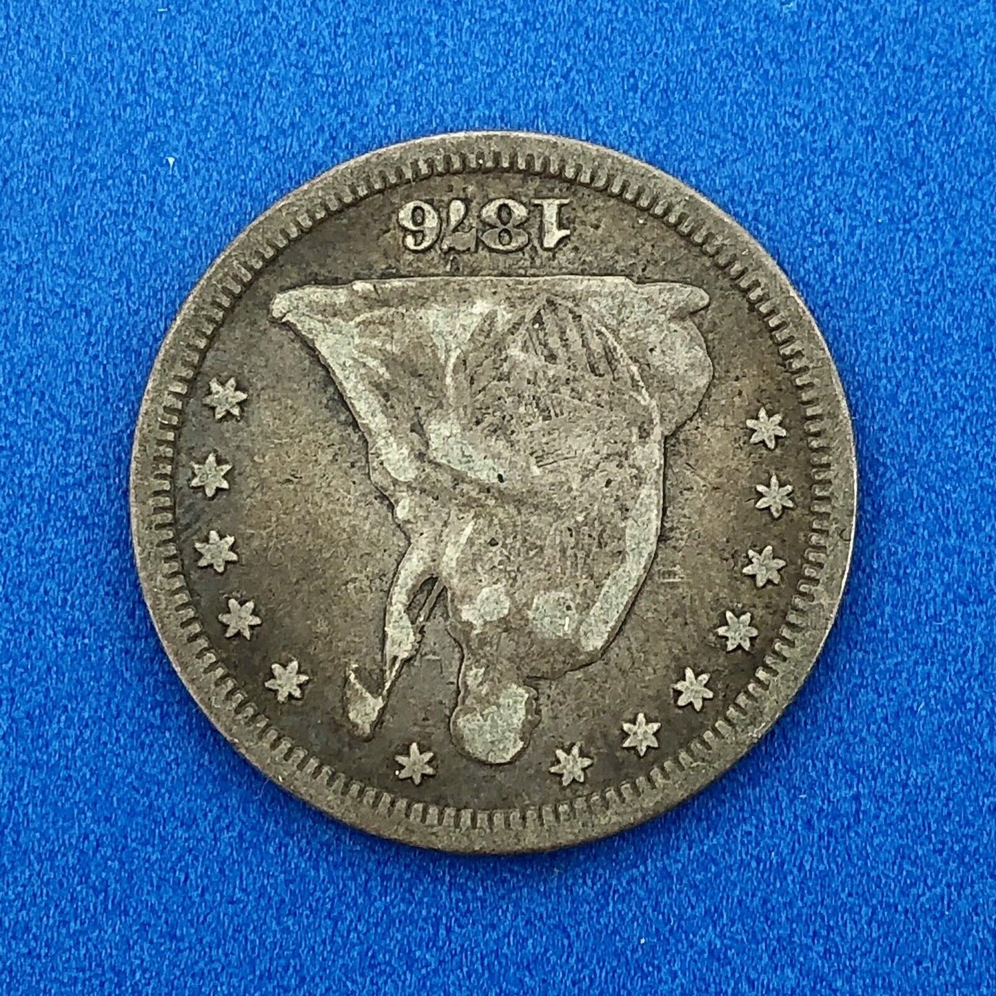 1876 P Silver Liberty Seated Quarter Dollar Type 1 Better Philadelphia Mint Coin