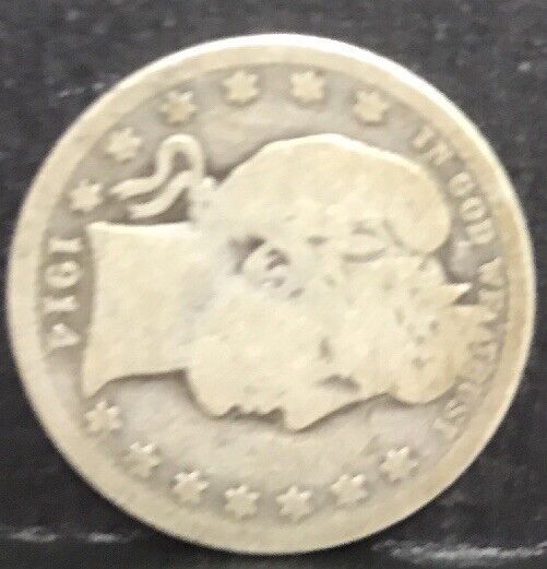 1914 P Silver Barber Quarter Better Key Date Philadelphia Coin Rare Scarce