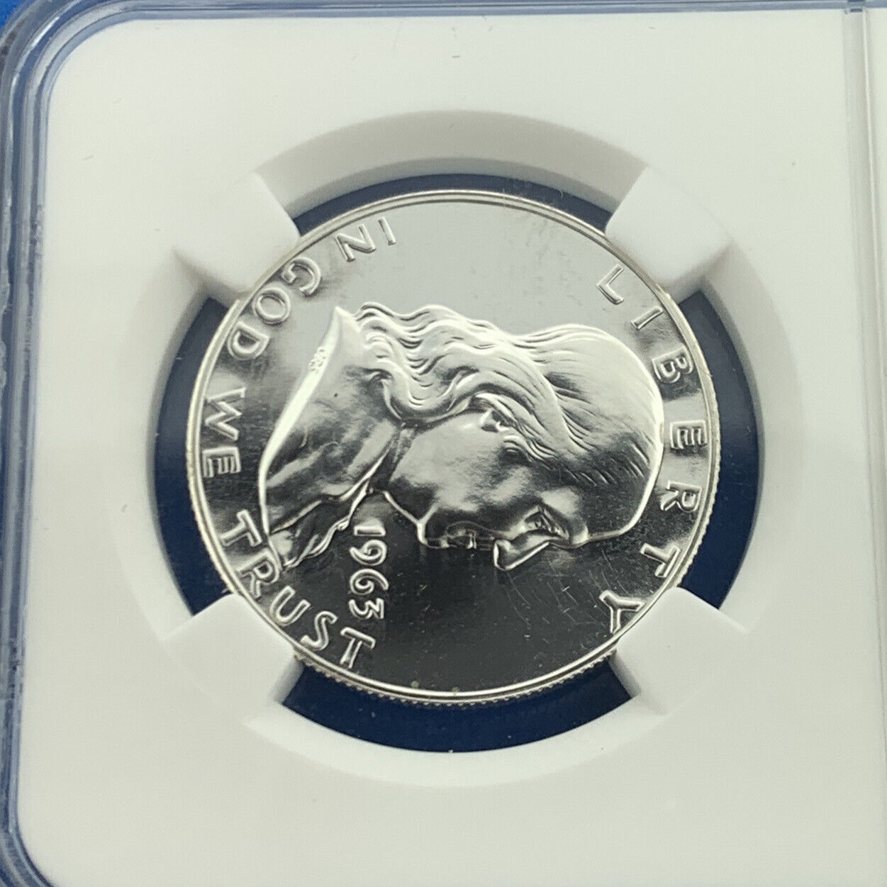 1963 Franklin Silver Proof Half Dollar 50c $.50 Better Key Philadelphia NGC PF67