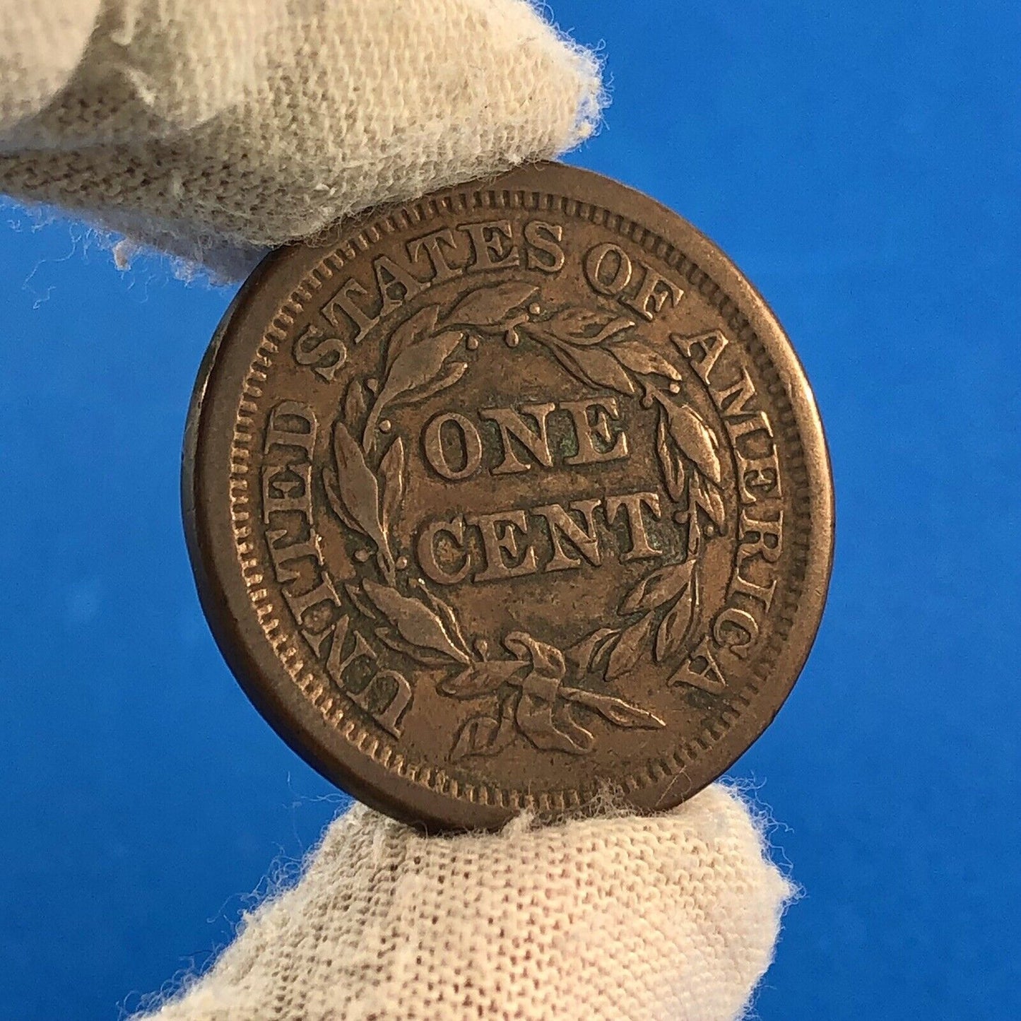 1851 Liberty Head Braided Hair Large Cent 1c Philadelphia Mint Copper Coin