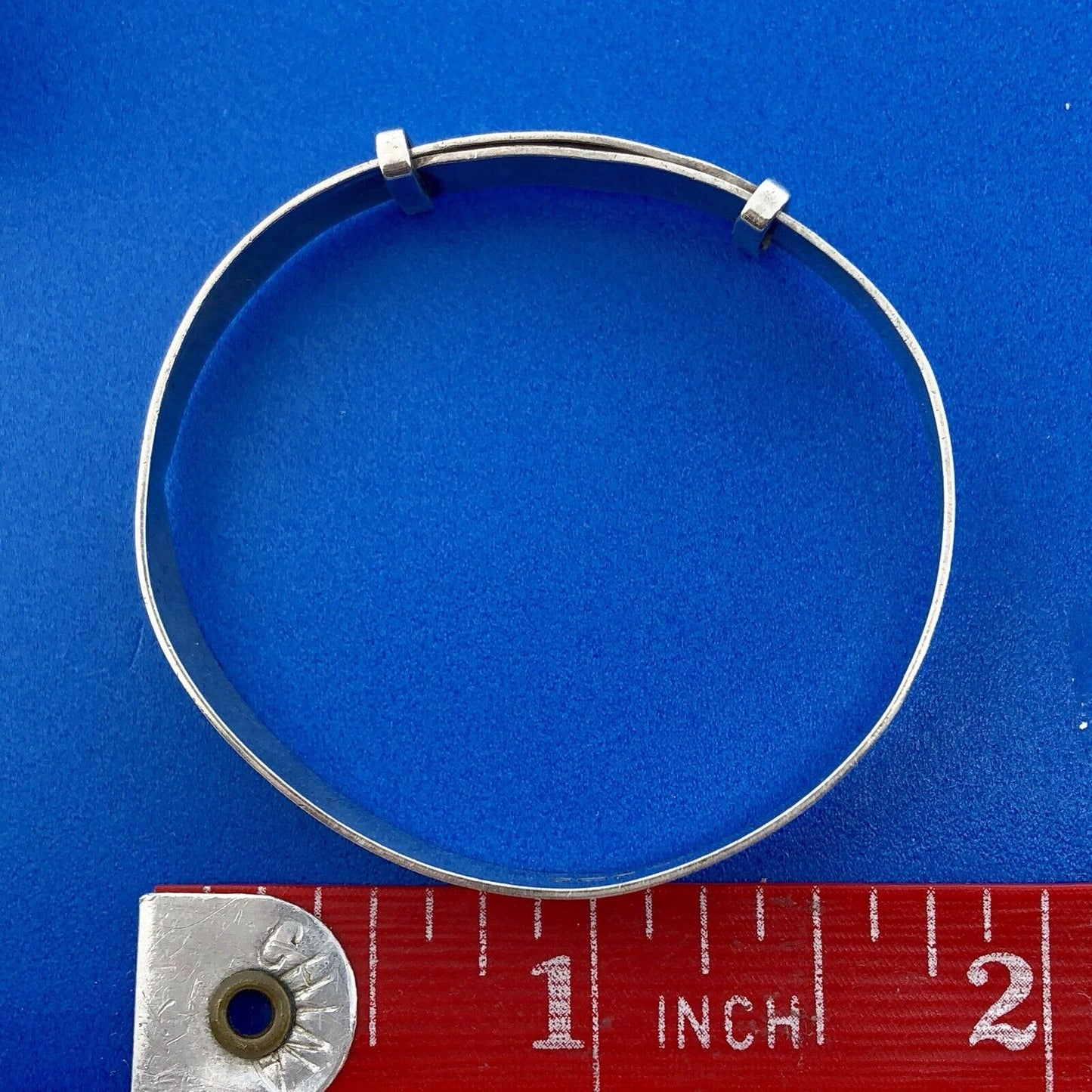 Retro Great Britain 925 Sterling Silver Expandable Adjustable Childs Bracelet