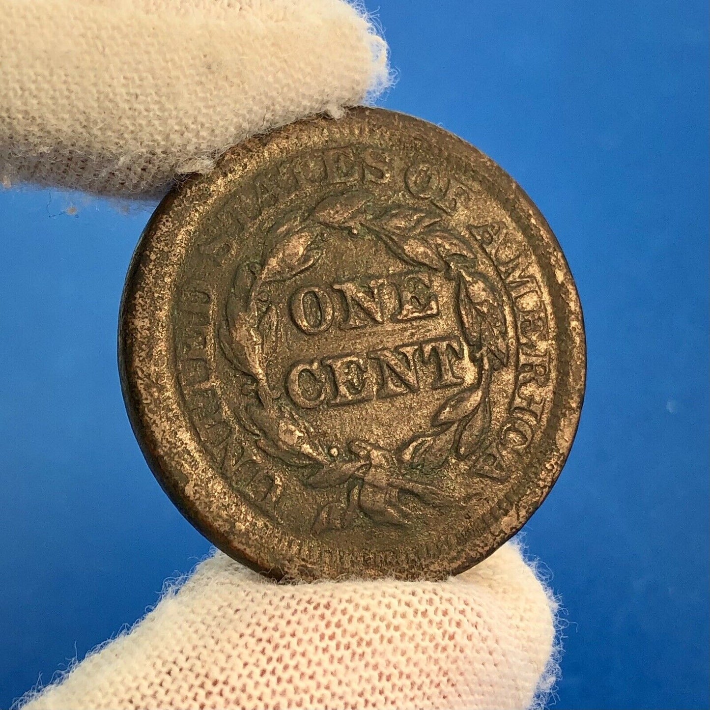 1854 P Liberty Head Braided Hair Large Copper Cent Better Philadelphia Mint Coin