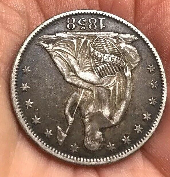 1858 O Silver Seated Liberty Half Dollar 50c Strong XF 90% Silver Scarce Coin