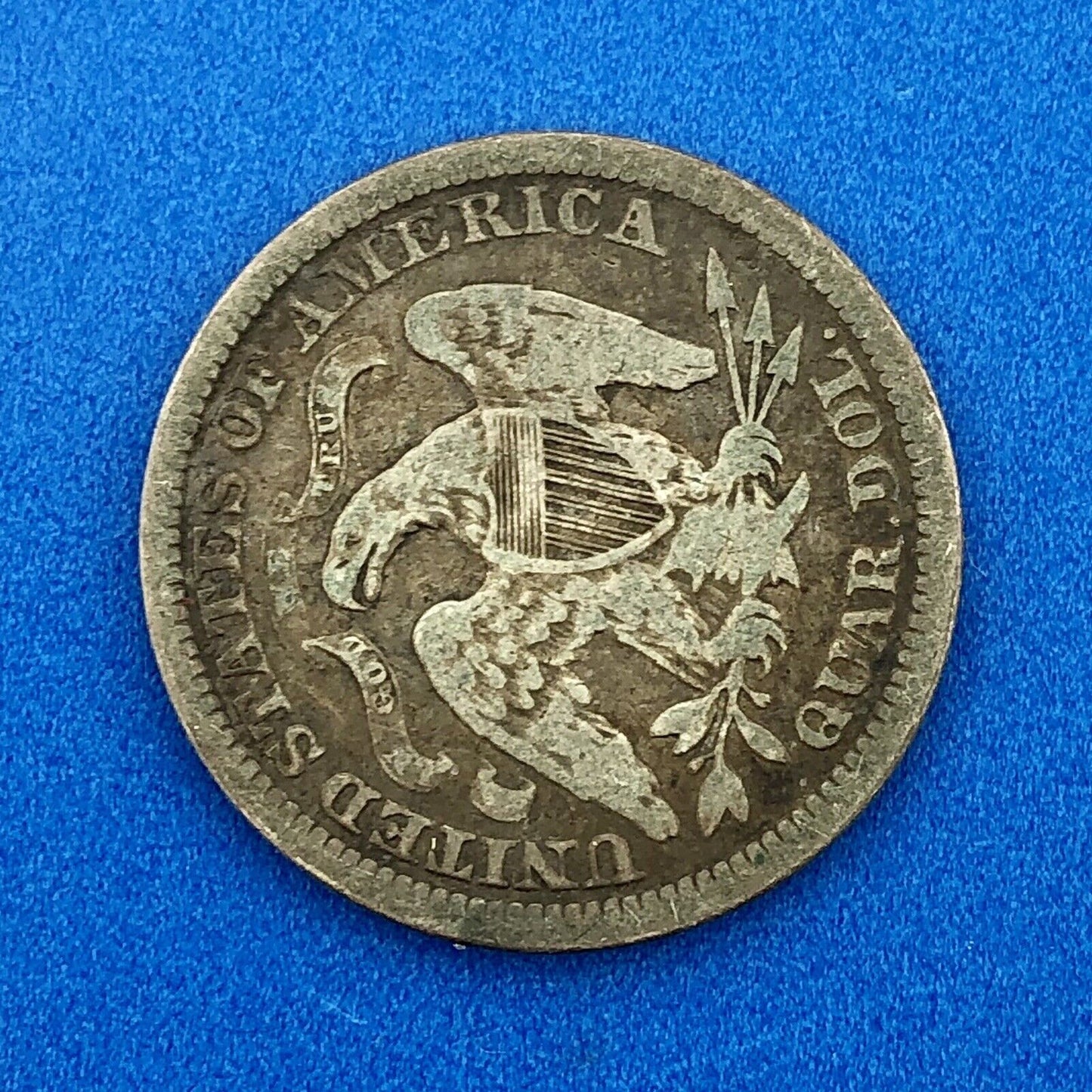 1876 P Silver Liberty Seated Quarter Dollar Type 1 Better Philadelphia Mint Coin