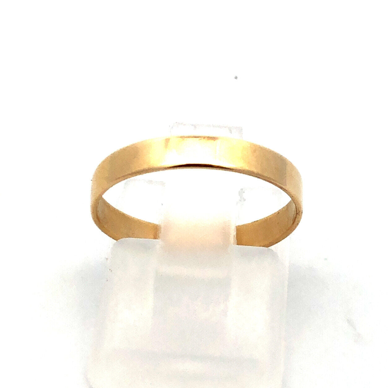 Designer CATBIRD 14K Yellow Gold Polished Flat Wedding Anniversary Band Ring