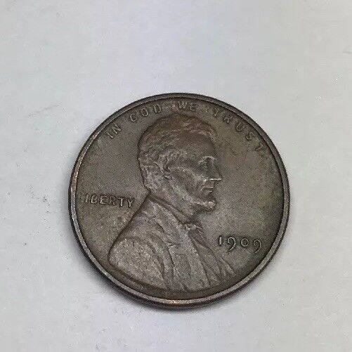 1909 VDB Lincoln Cent 1c Wheat Penny First Year of Series Key Philadelphia Coin