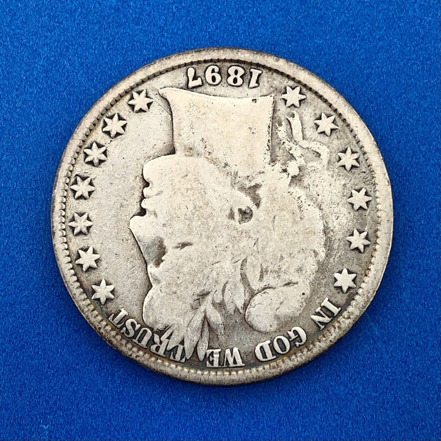 1897 P Silver Barber Half Dollar Better Key Date Philadelphia Coin Rare Scarce