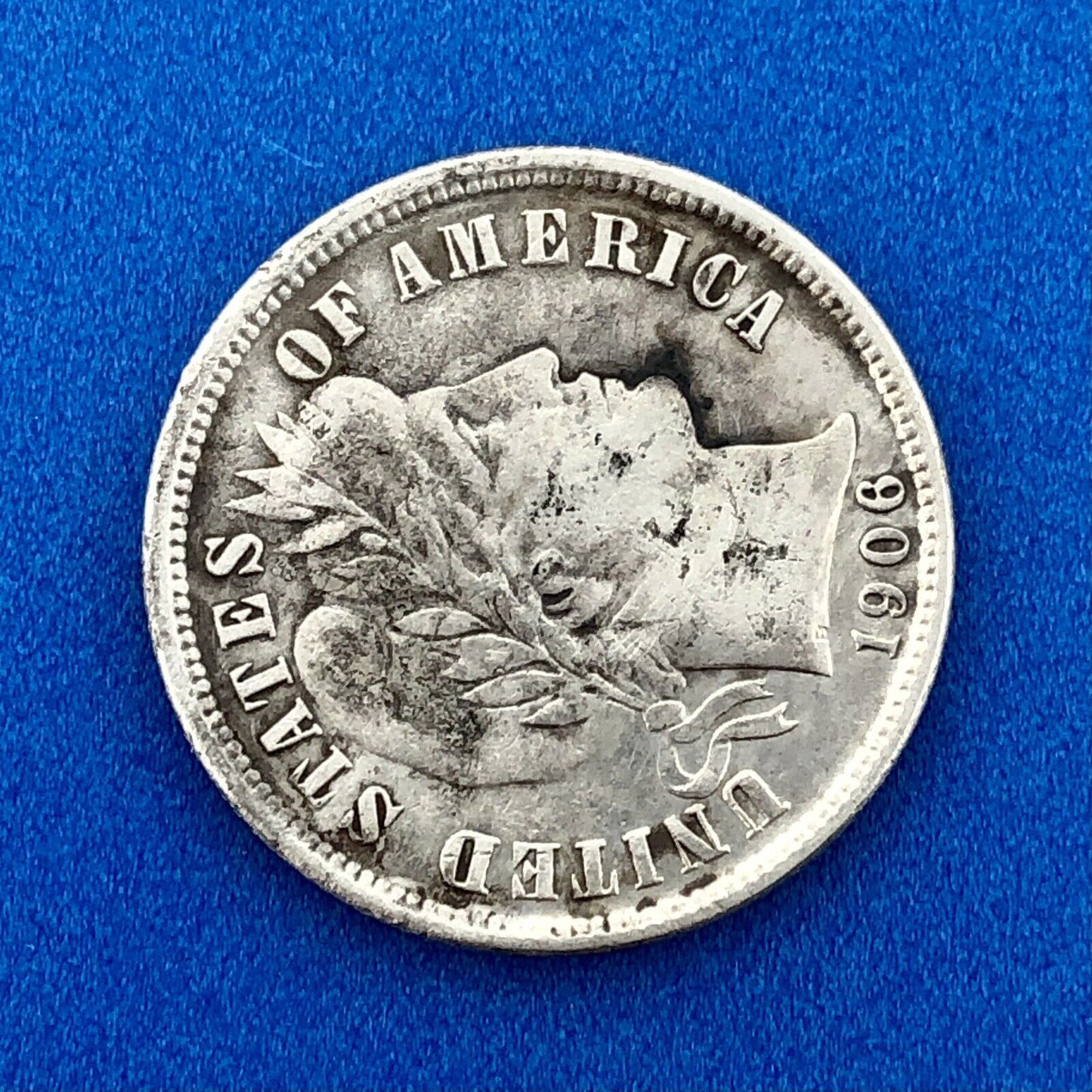 1906 O Barber Silver Dime $.10 Better Rare Scarce Key New Orleans Mint Coin