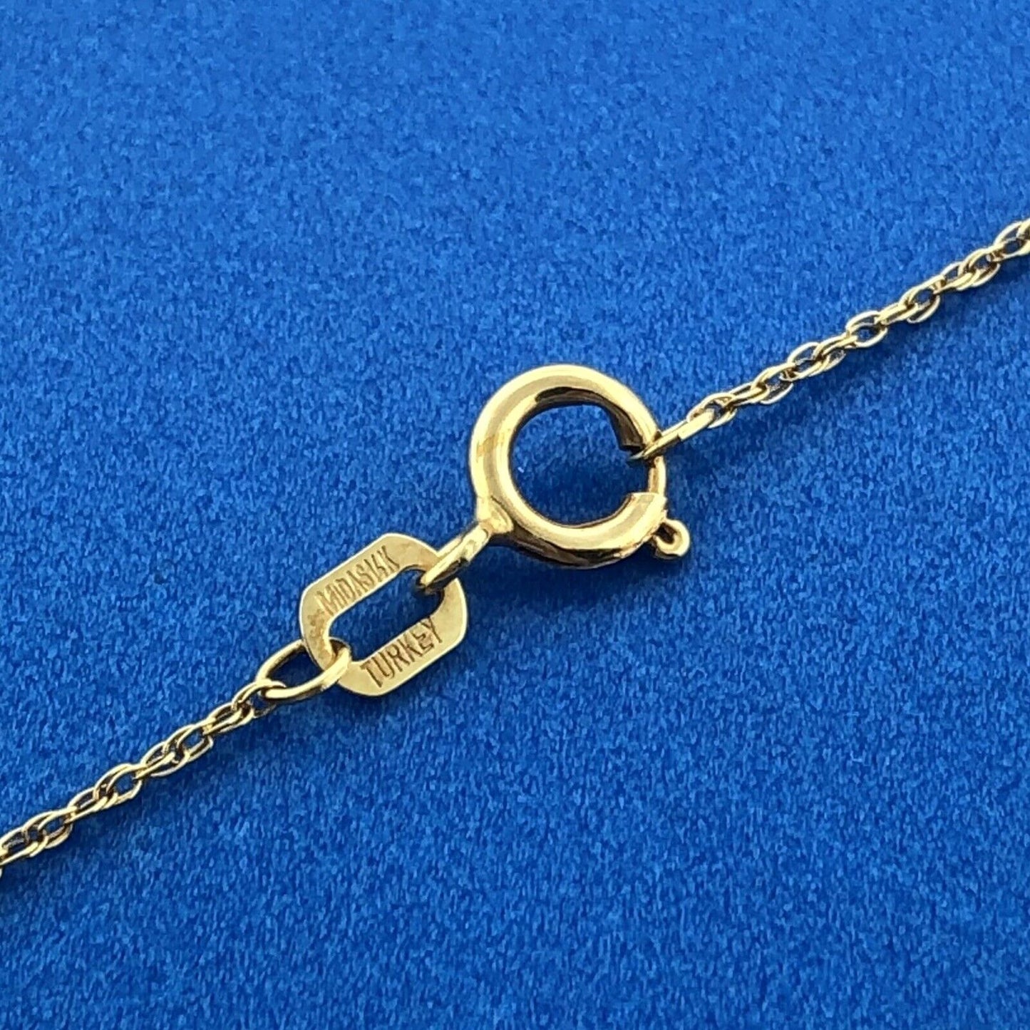 Gorgeous Midas 14k Yellow Gold Cushion Amethyst Quartz Accent 18" Necklace