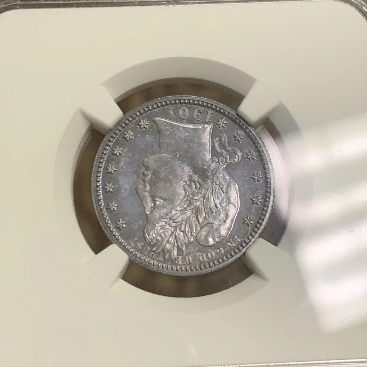 1901 P Proof Silver Barber Quarter Dollar 25c NGC PF64 Better Philadelphia Coin