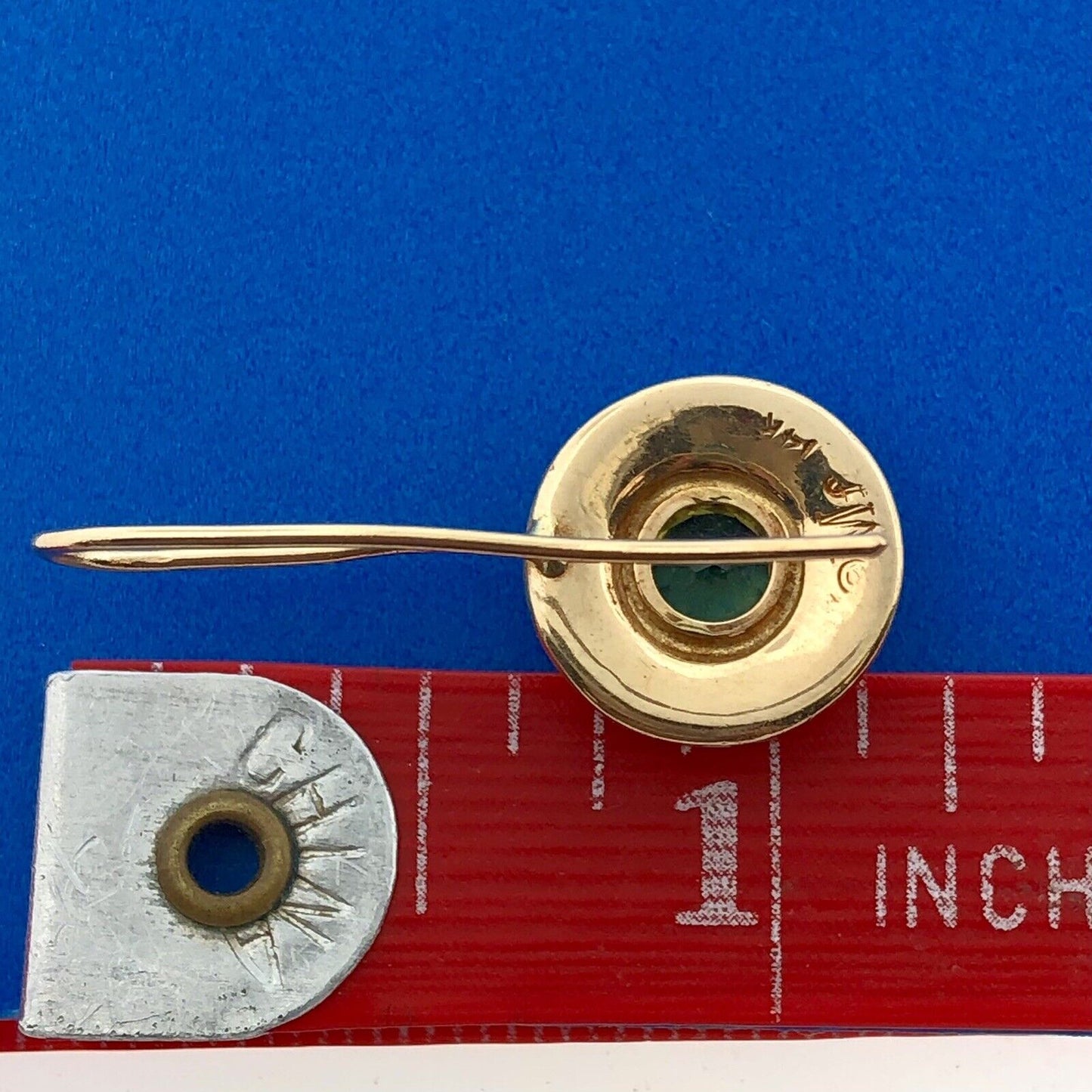 Mignon Faget 14K Yellow Gold Peridot August Anniversary Retired Hook Earrings