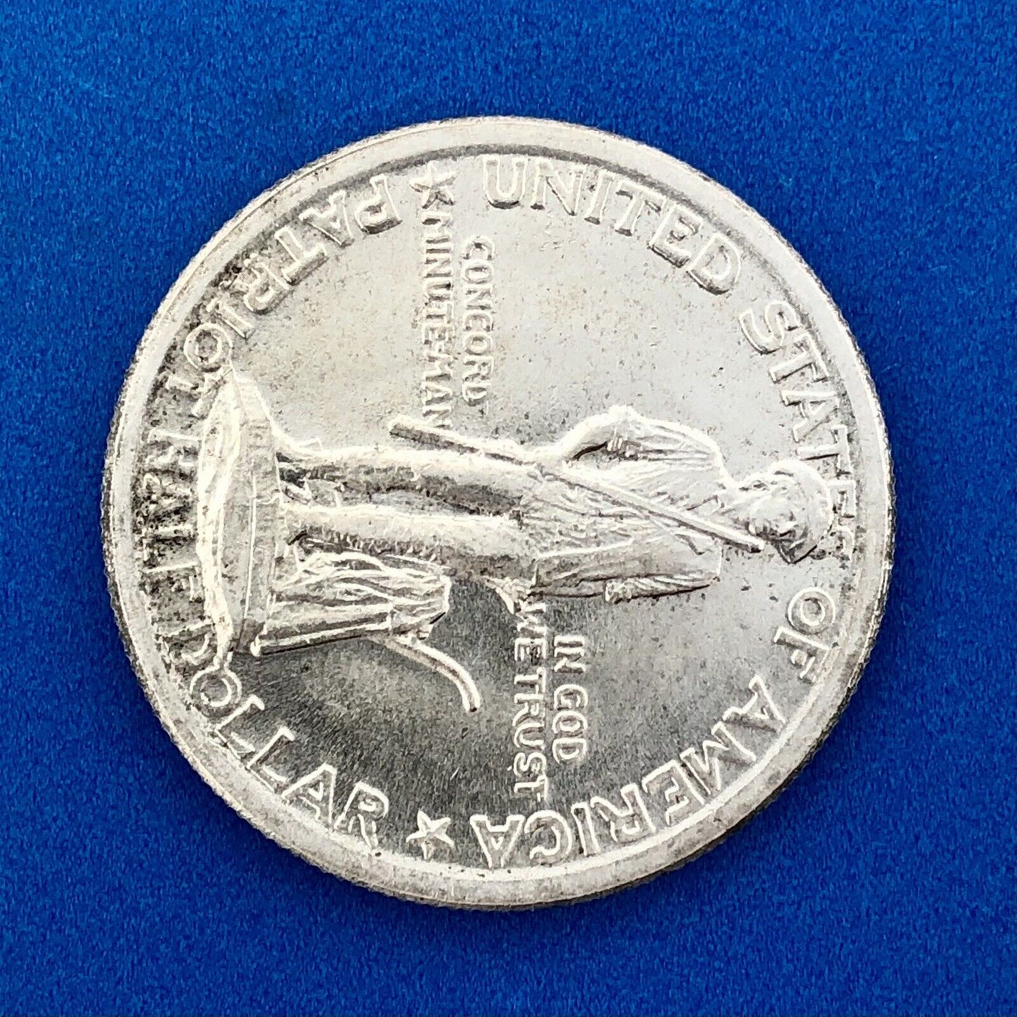 1925 Lexington Concord Sesquicentennial Commemorative Silver Half Dollar Coin