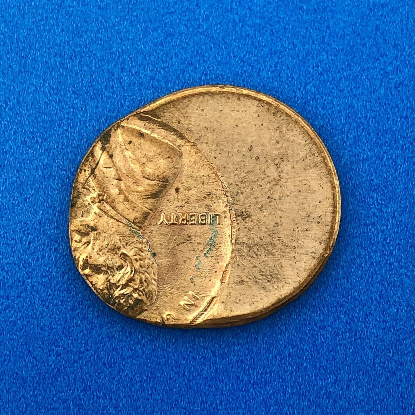 No Date Modern Era Lincoln Memorial One Cent Copper Alloy Off Center Error Coin
