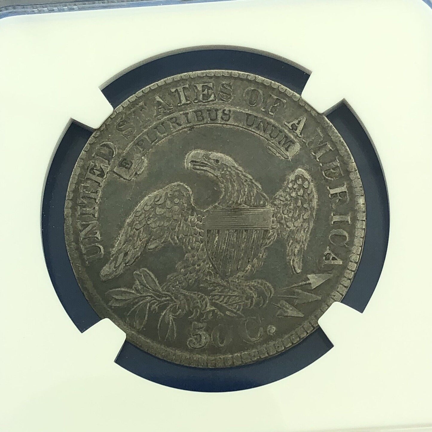 1829/1827 Capped Bust Silver Half Dollar 50c Overdate NGC VF35 O-101a Coin