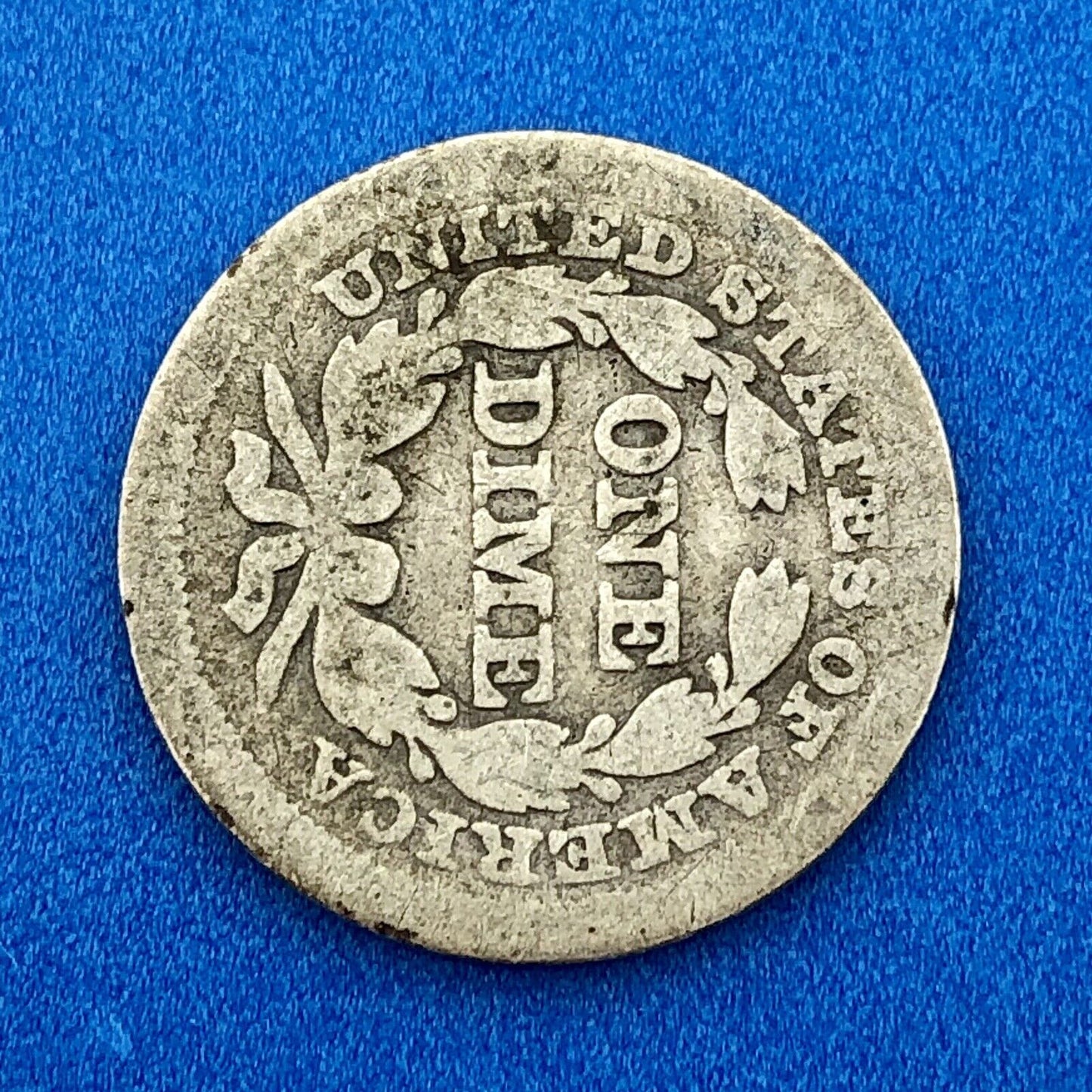 1854 P Seated Liberty Silver Dime 10c Better Key Philadelphia Mint Coin