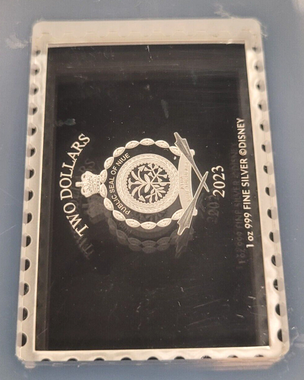 2023 $2 Niue NGC X Proof 9.9 Disney 100 World Stamp - Snow White 1oz .999 Silver