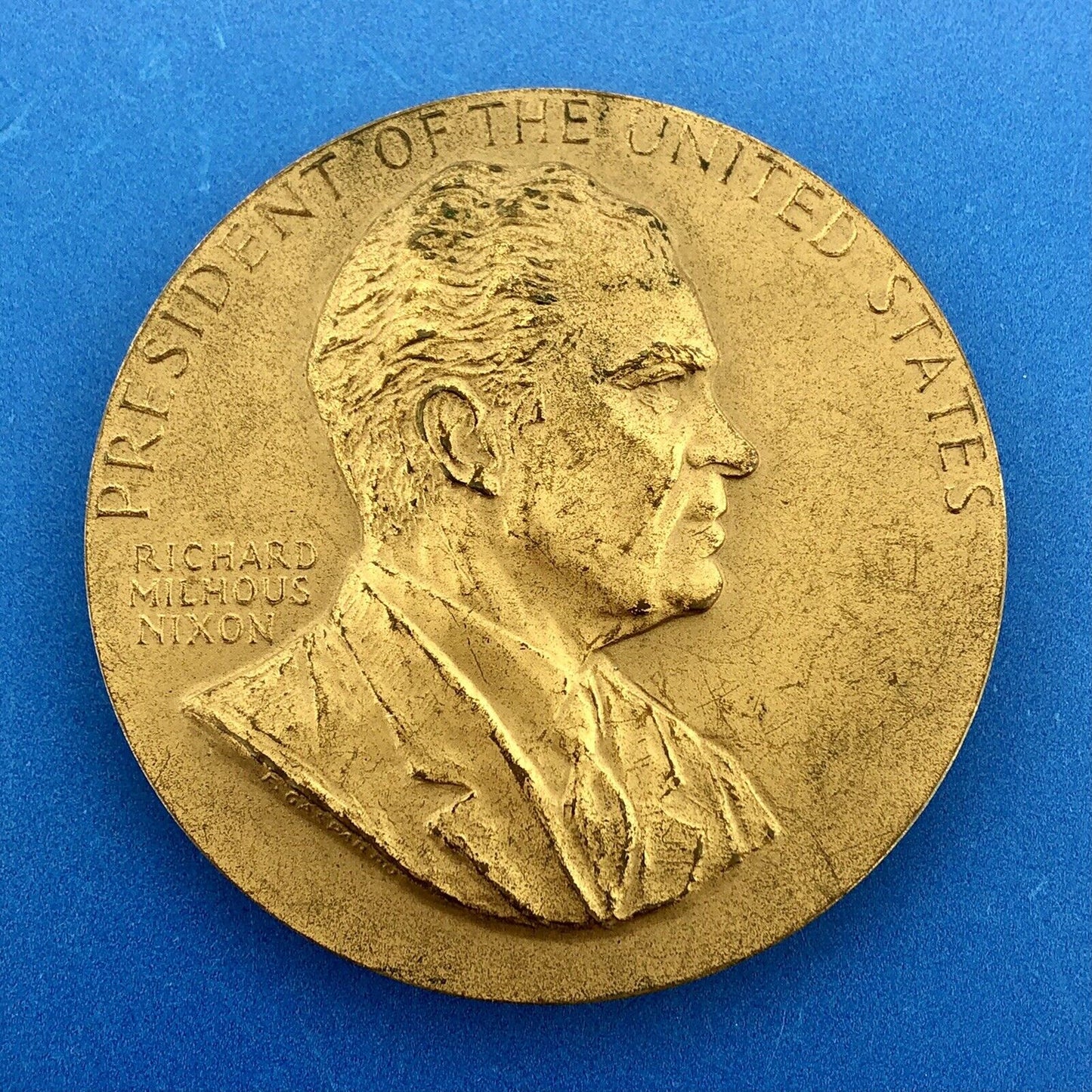 1969 United States Mint Richard Nixon Presidential Inauguration Bronze Medal