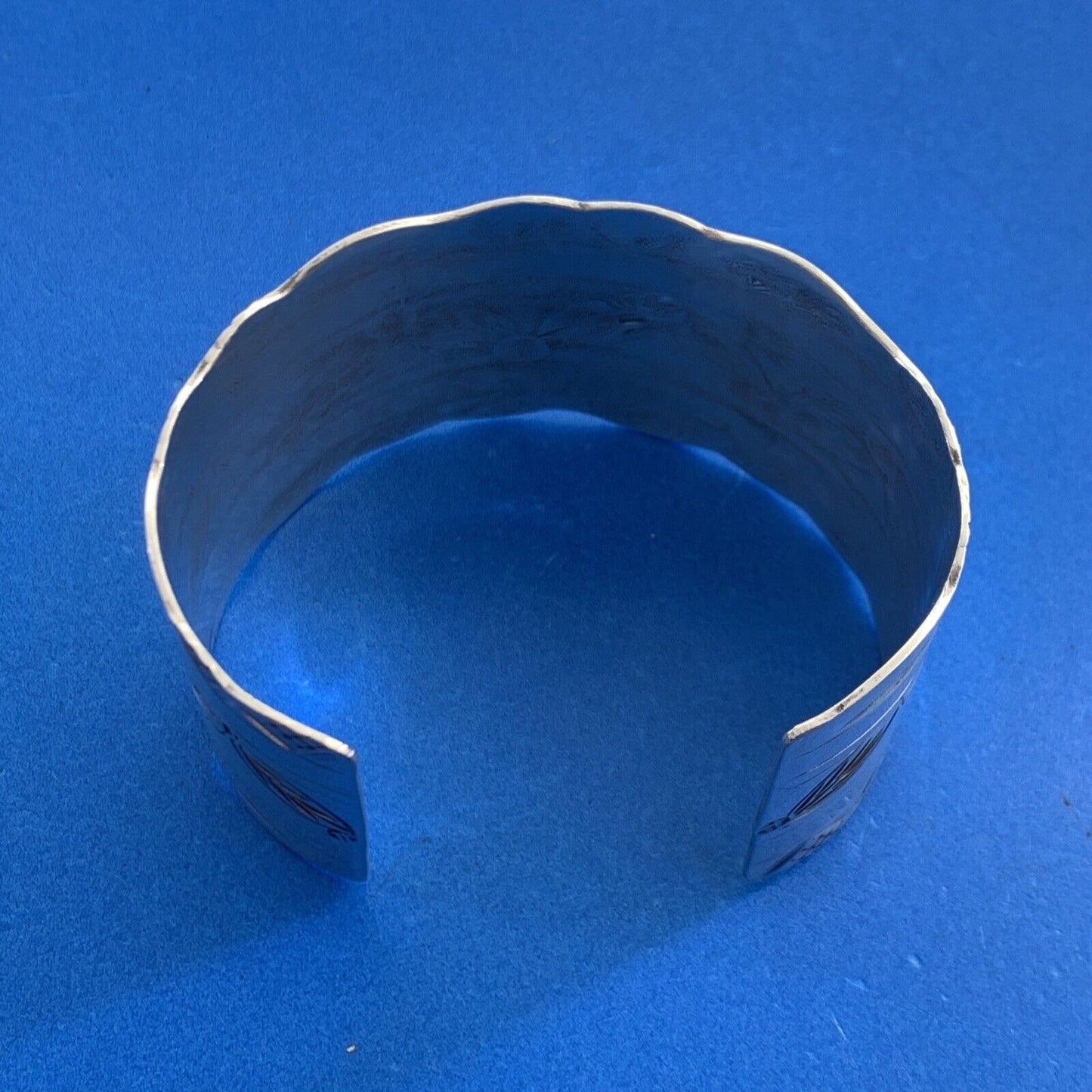 David Jones New Orleans Artisan 925 Sterling Silver Open Cuff Bracelet