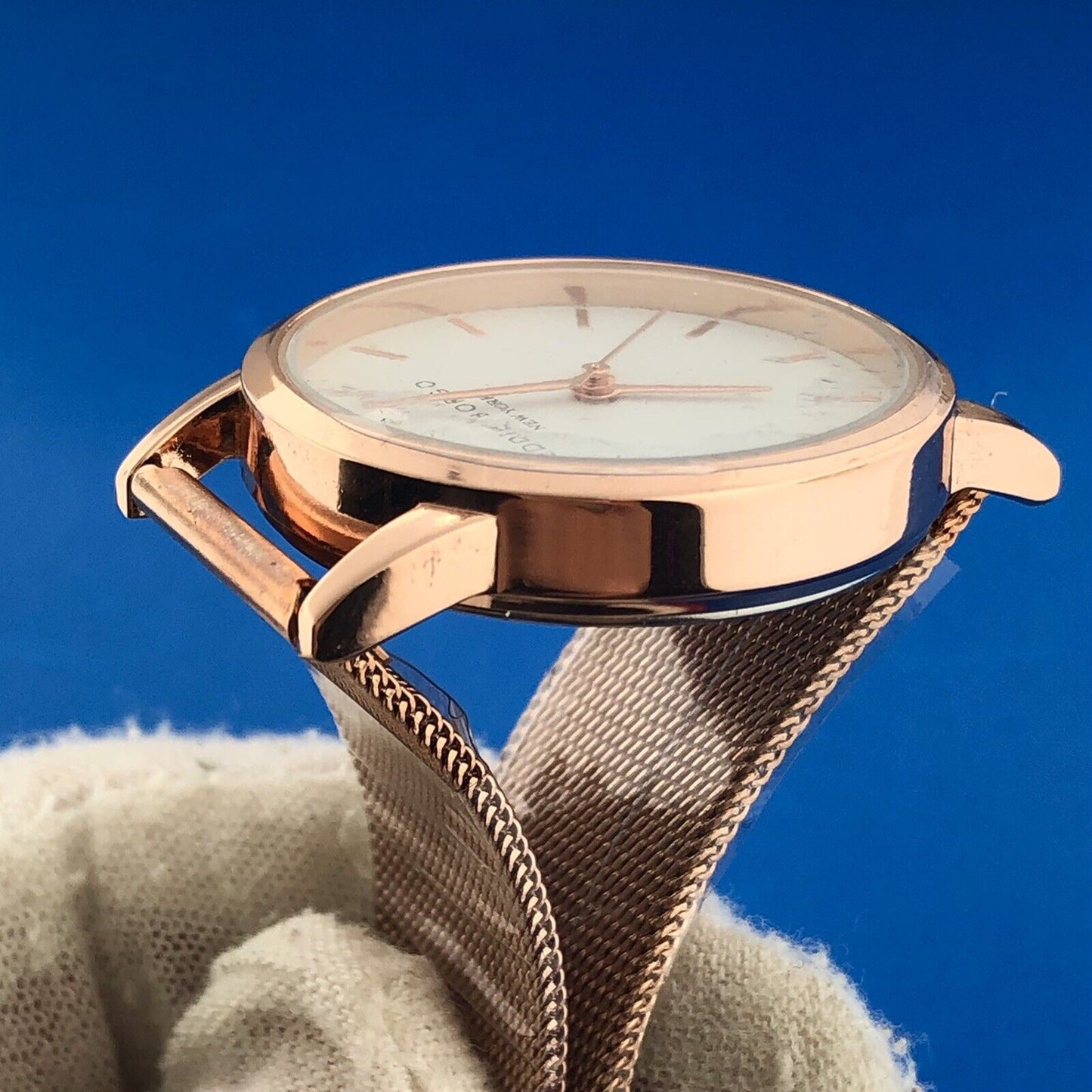 Designer Eddie Borgo The Soho Copper Stainless Steel Ladies Fashion Watch NIB