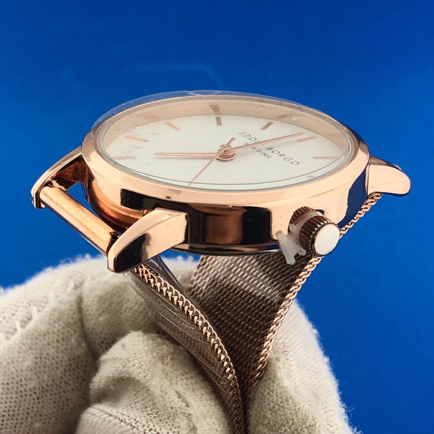 Designer Eddie Borgo The Soho Copper Stainless Steel Ladies Fashion Watch NIB
