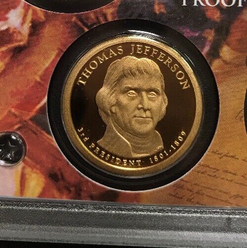 2007 S U.S. Mint Presidential 1$ Dollar Coin Proof Set Complete With Box/COA