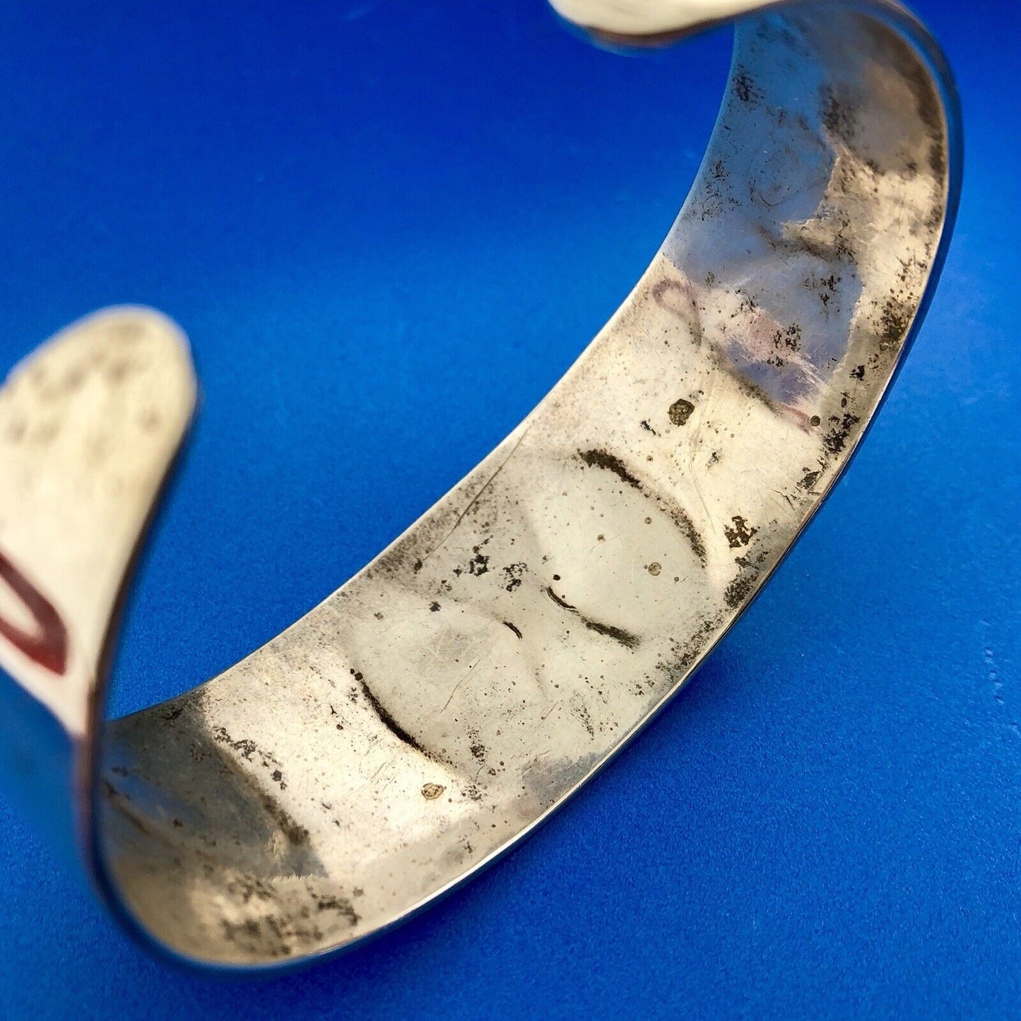 Taxco Mexico 925 Sterling Silver Kokopelli Fertility Storyteller Cuff Bracelet