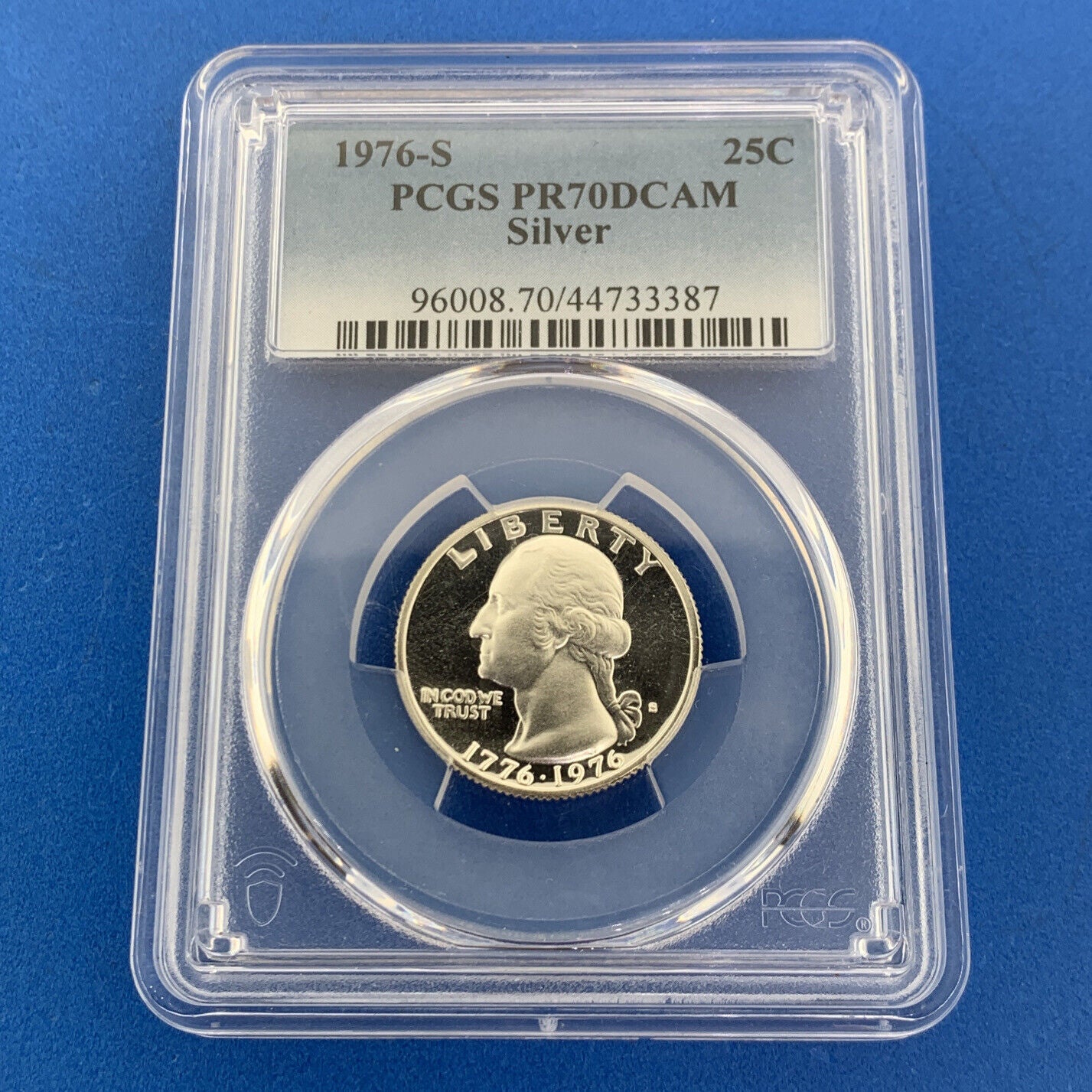 1976 S $1 Eisenhower 50c Kennedy 25c Washington PR70 DCAM PCGS Silver 3 Coin Set