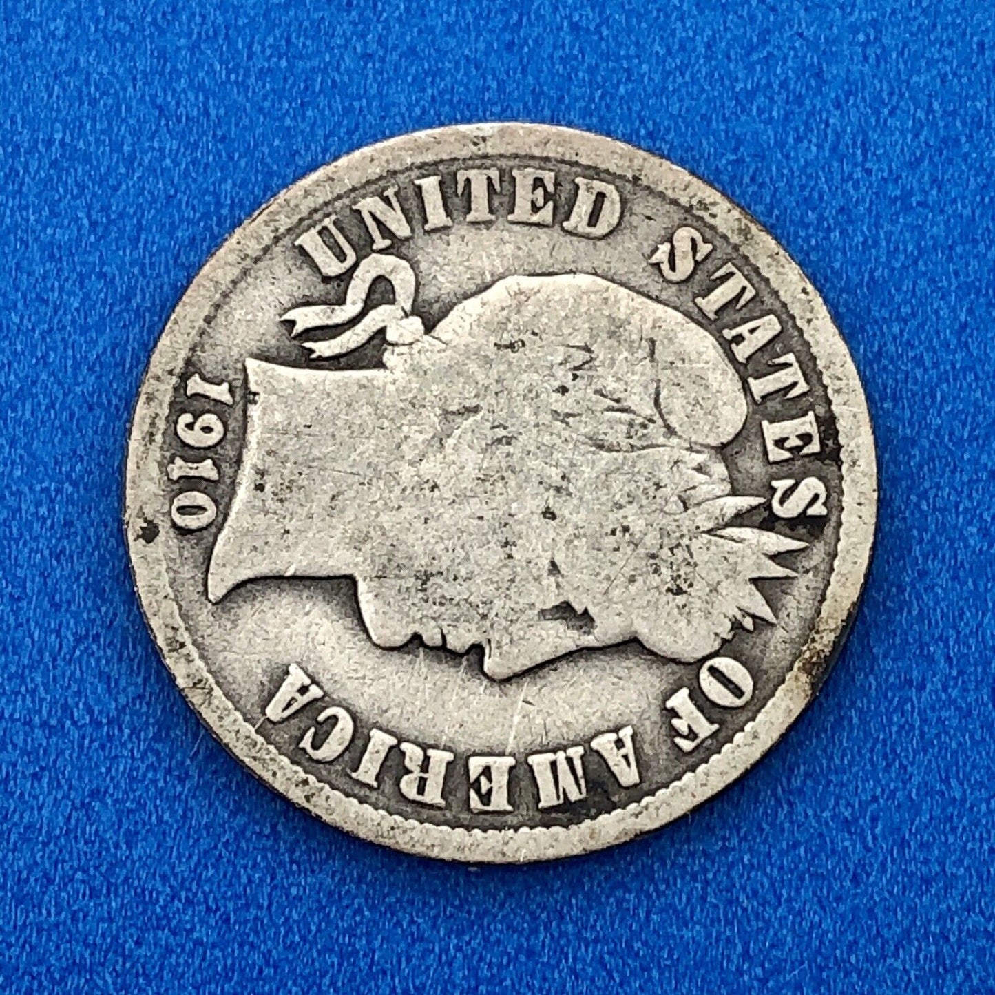 1910 P Barber Silver Dime $.10 Better Rare Scarce Key Philadelphia Mint Coin