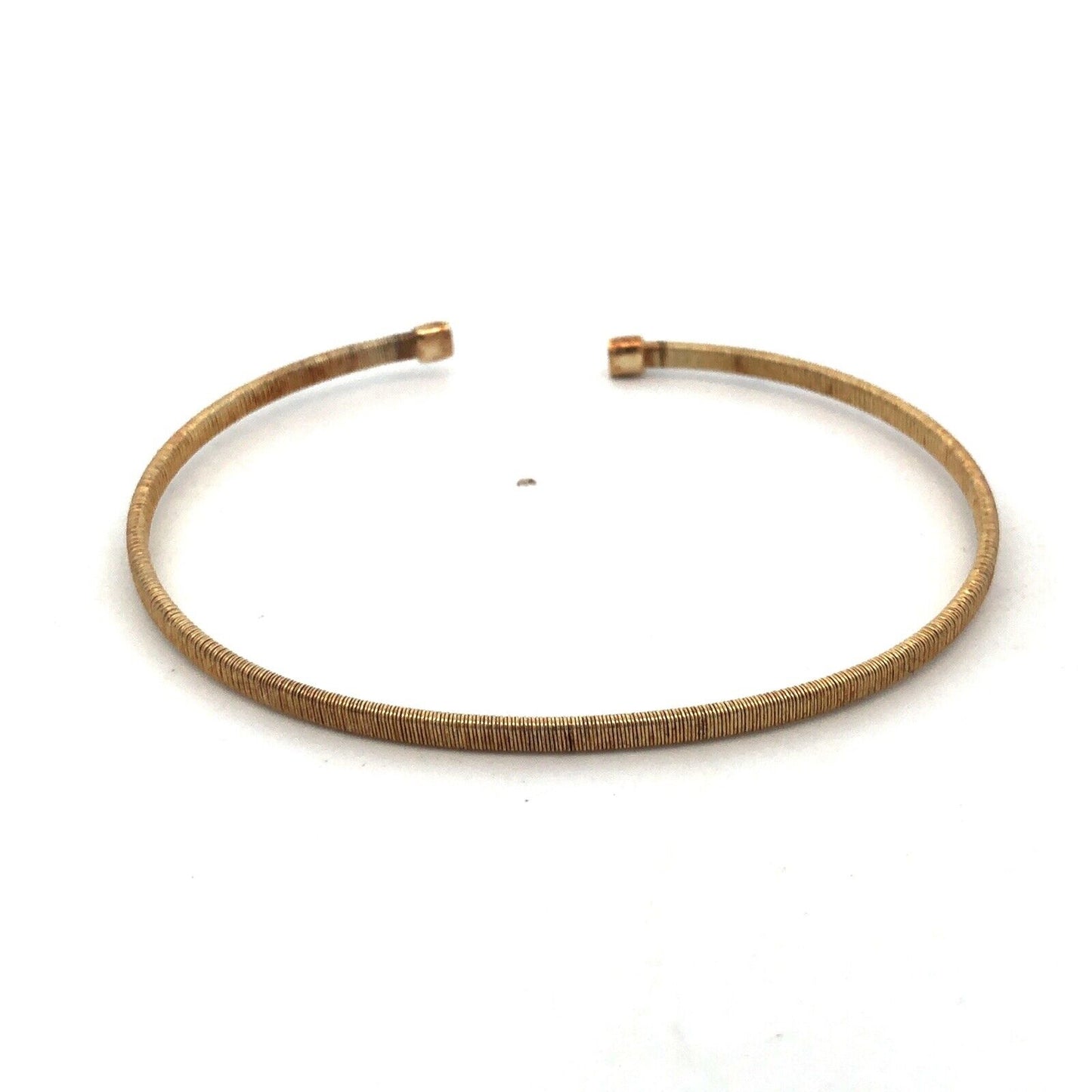 Designer Italy 925 Sterling Silver Gold Rose Gold Stacking Cuff Bracelet Set